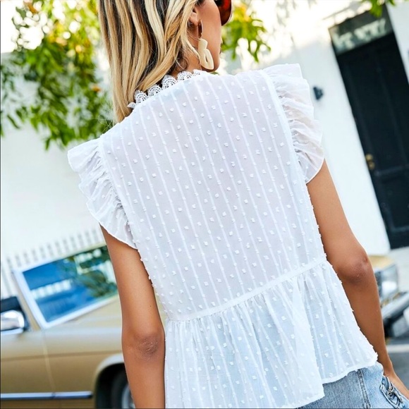 SWISS DOT BLOUSE - Picture 4 of 5